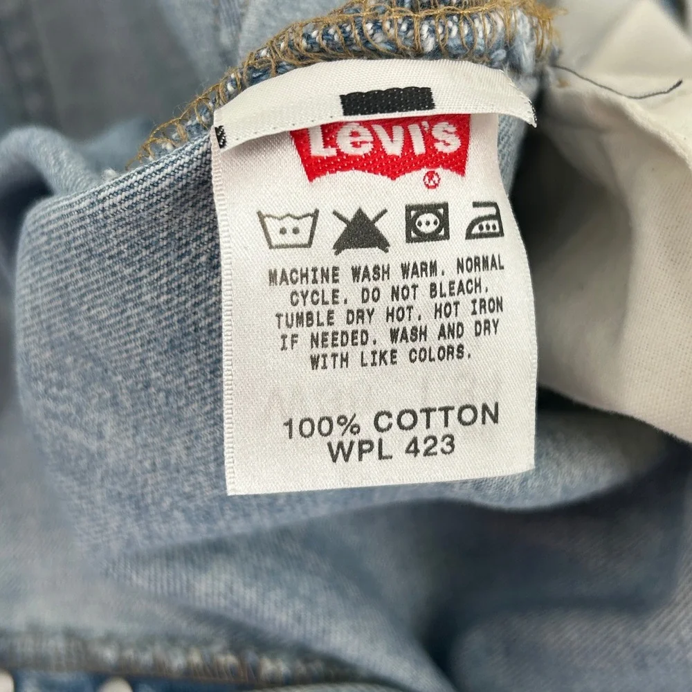 Mens Vtg 2000s 501 Straight Leg Jeans Button Fly Blue Denim Levis 38x34 Lot Of 2